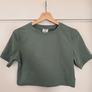Gymshark Sage Green Crop Top